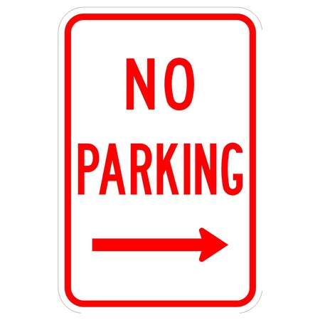 Sign Solutions Usa 12 in W, 18 in H, Aluminum, White DCS08DWT1218CUS00141